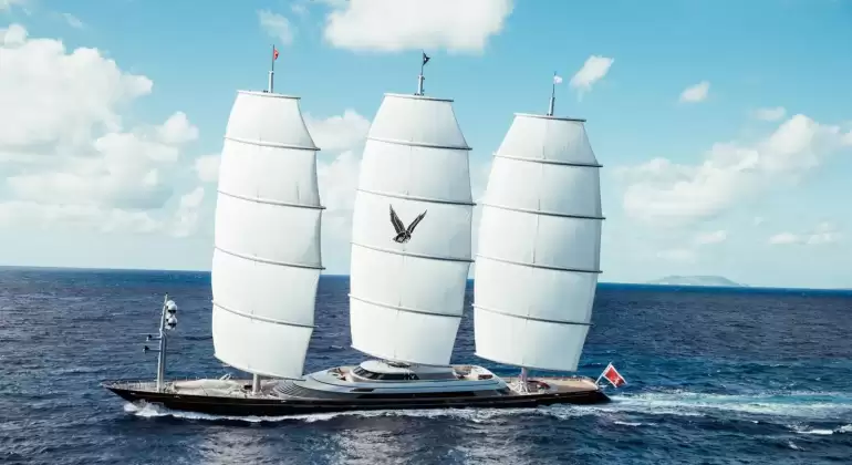MALTESE FALCON Yacht  | 88m Perini Navi Sailing Superyacht